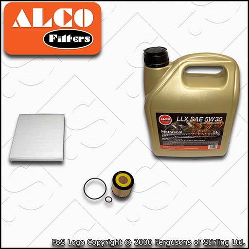 SERVICE KIT for VW FOX 1.2 ALCO OIL CABIN FILTERS +C3 OIL (2005-2011)