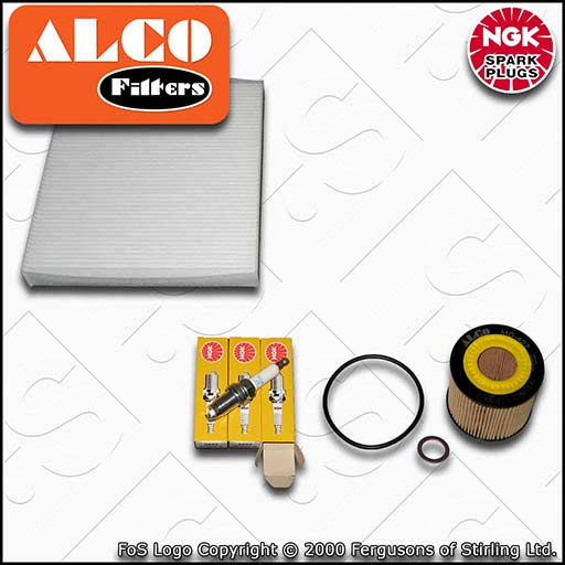 SERVICE KIT for SEAT IBIZA 6L 1.2 BBM OIL CABIN FILTERS SPARK PLUGS (2007-2008)