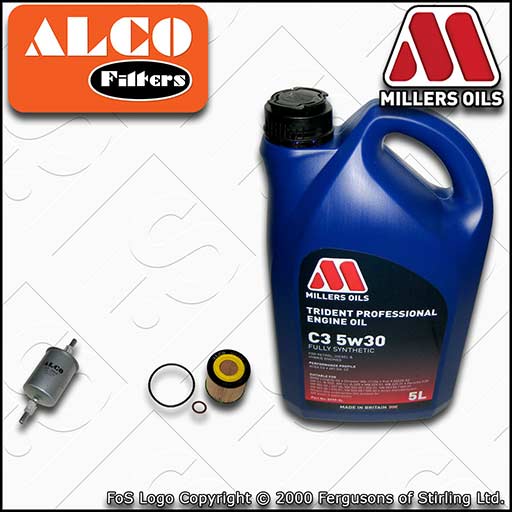 SERVICE KIT for VW FOX 1.2 OIL FUEL FILTERS +C3 OIL (2005-2011)