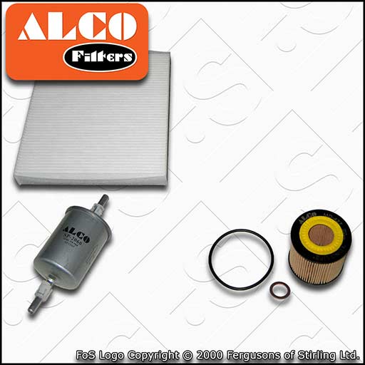 SERVICE KIT for VW FOX 1.2 ALCO OIL FUEL CABIN FILTERS (2005-2011)