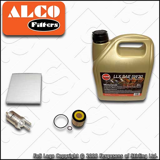 SERVICE KIT for VW POLO MK5 6C 6R 1.2 12V OIL FUEL CABIN FILTER +OIL (2009-2010)