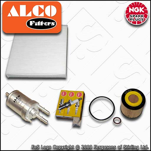 SERVICE KIT for VW POLO MK5 6C 6R 1.2 12V OIL FUEL CABIN FILTERS PLUGS 2009-2010