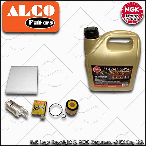 SERVICE KIT for VW POLO 6C 6R 1.2 12V OIL FUEL CABIN FILTER PLUGS +OIL 2009-2010