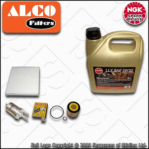 SERVICE KIT for VW POLO 6C 6R 1.2 12V OIL FUEL CABIN FILTER PLUGS +OIL 2010-2014