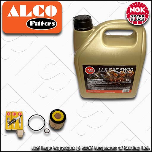 SERVICE KIT for VW FOX 1.2 BMD ALCO OIL FILTER PLUGS +C3 OIL (2005-2007)