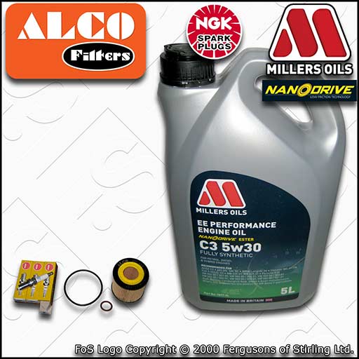 SERVICE KIT for VW FOX 1.2 OIL FILTER PLUGS +EE OIL (2007-2011)