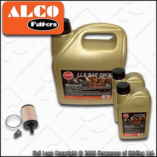 SERVICE KIT for VW TRANSPORTER T5 1.9 TDI ALCO OIL FILTER +7L OIL (2003-2009)