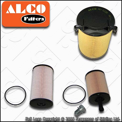 SERVICE KIT for VW CADDY 2K 2.0 SDI ALCO OIL AIR FUEL FILTERS (2005-2010)