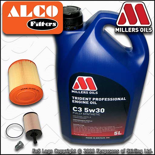 SERVICE KIT for AUDI A6 (C6) 2.0 TDI OIL AIR FILTERS +C3 OIL (2008-2011)