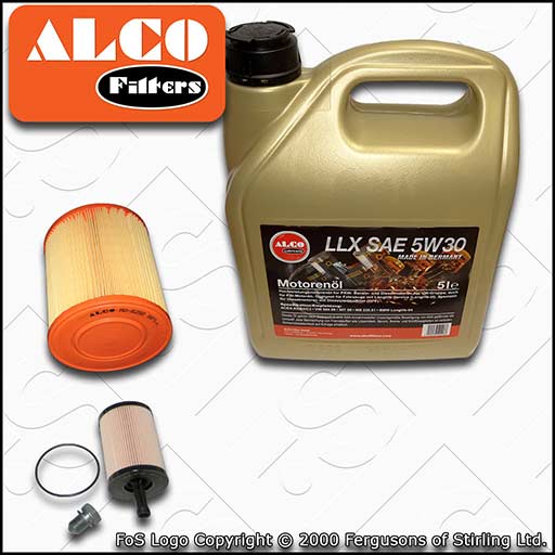 SERVICE KIT for AUDI A6 (C6) 2.0 TDI ALCO OIL AIR FILTERS +OIL (2008-2011)