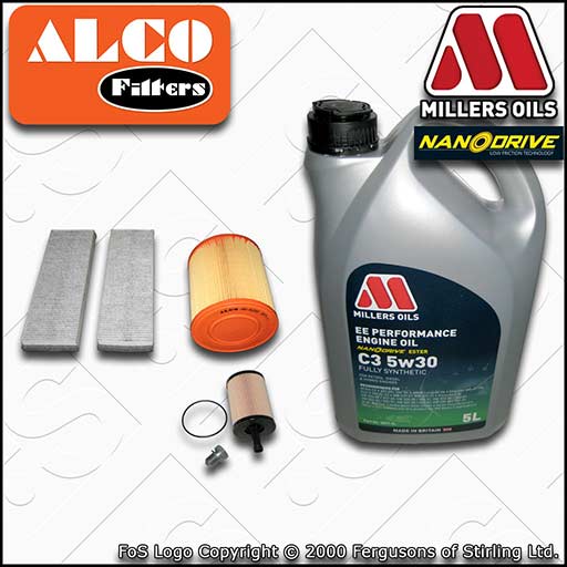 SERVICE KIT for AUDI A6 (C6) 2.0 TDI OIL AIR CABIN FILTER +EE PERFORMANCE OIL