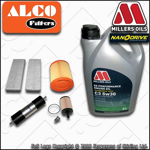 SERVICE KIT for AUDI A6 (C6) 2.0 TDI CAGB CAHA OIL AIR FUEL CABIN FILTERS +OIL