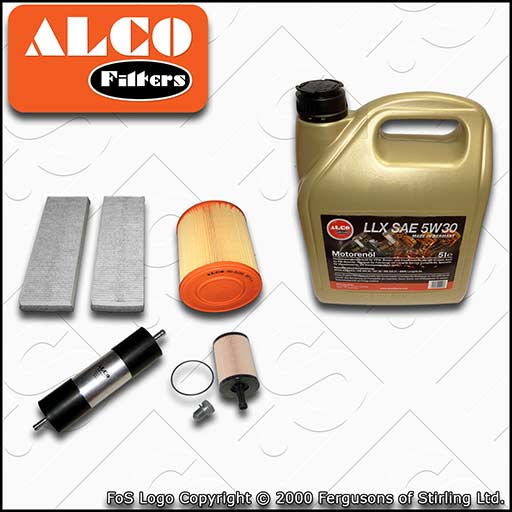 SERVICE KIT for AUDI A6 (C6) 2.0 TDI CAGB CAHA OIL AIR FUEL CABIN FILTERS +OIL