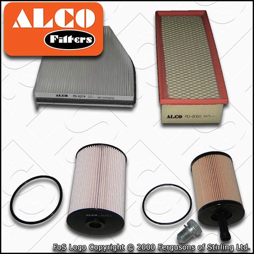 SERVICE KIT for SEAT ALTEA 5P 1.9 2.0 TDI OIL AIR FUEL CABIN FILTERS (2004-2005)