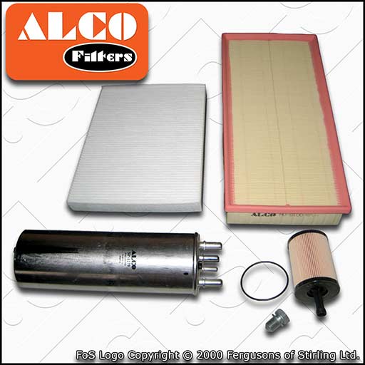 SERVICE KIT for VW TOUAREG 2.5 TDI R5 ALCO OIL AIR FUEL CABIN FILTER (2003-2010)