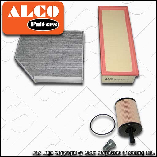 SERVICE KIT for AUDI A5 8T 2.0 TDI ALCO OIL AIR CABIN FILTERS (2009-2012)