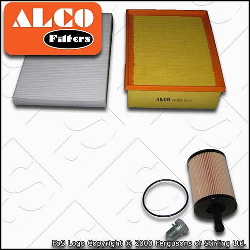 SERVICE KIT for AUDI A4 (B7) 2.0 TDI 16V ALCO OIL AIR CABIN FILTERS (2004-2008)