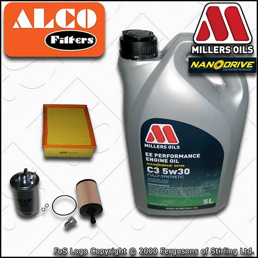 SERVICE KIT for AUDI A4 (B7) 2.0 TDI 16V OIL AIR FUEL FILTERS +OIL (2004-2008)