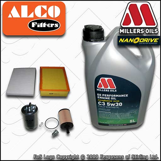 SERVICE KIT for AUDI A4 (B7) 2.0 TDI 16V OIL AIR FUEL CABIN FILTERS +OIL (04-08)