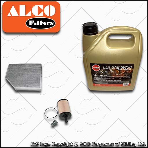 SERVICE KIT AUDI Q5 2.0 TDI CA* OIL CABIN FILTERS +C3 5w30 OIL (2008-2010)