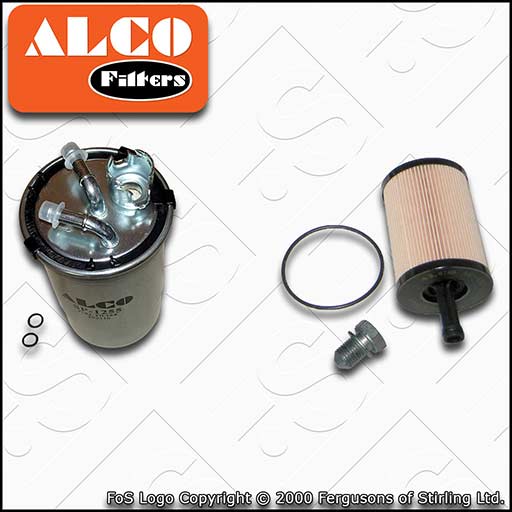 SERVICE KIT for VW POLO 9N 1.9 TDI OIL FUEL FILTERS (2001-2005)