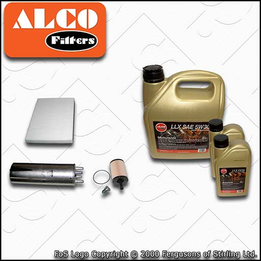 SERVICE KIT for VW TRANSPORTER T5 1.9 TDI OIL FUEL CABIN FILTER +OIL (2003-2009)