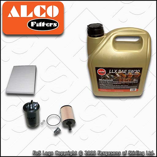 SERVICE KIT for AUDI A4 (B7) 2.0 TDI 16V OIL FUEL CABIN FILTERS +OIL (2004-2008)