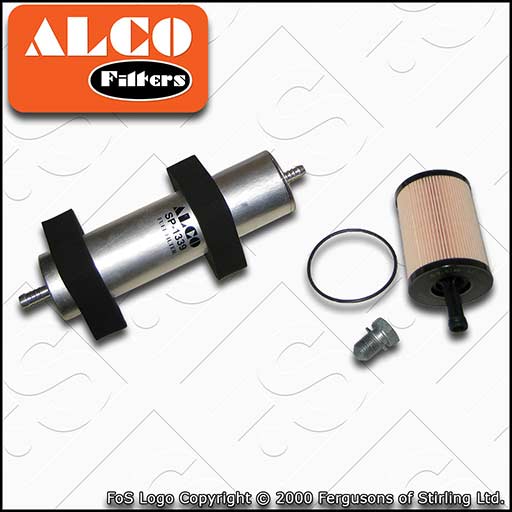 SERVICE KIT for AUDI A5 8T 2.0 TDI ALCO OIL FUEL FILTERS (2009-2012)