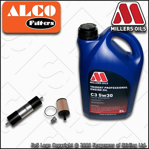 SERVICE KIT for AUDI A6 (C6) 2.0 TDI CAGB CAHA OIL FUEL FILTERS +OIL (2008-2011)