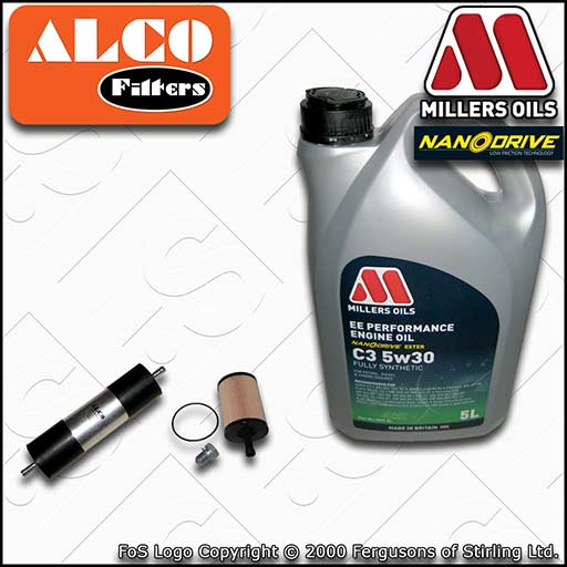 SERVICE KIT for AUDI A6 (C6) 2.0 TDI CAGB CAHA OIL FUEL FILTERS +OIL (2008-2011)