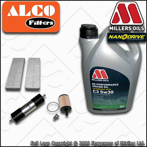 SERVICE KIT for AUDI A6 C6 2.0 TDI CAGB CAHA OIL FUEL CABIN FILTERS +OIL (08-11)