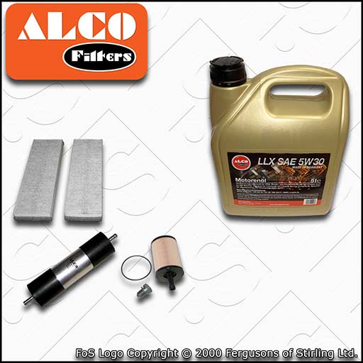 SERVICE KIT for AUDI A6 C6 2.0 TDI CAGB CAHA OIL FUEL CABIN FILTERS +OIL (08-11)