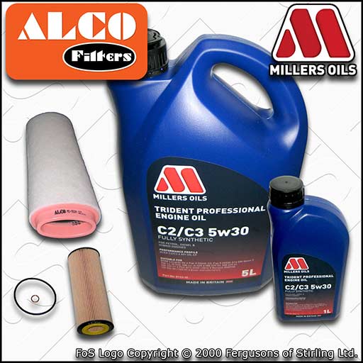 SERVICE KIT for BMW 3 SERIES E46 318D 320D M47 OIL AIR FILTERS +OIL (2003-2005)