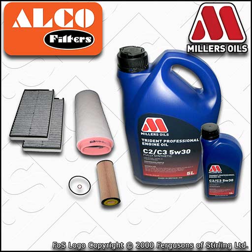 SERVICE KIT for BMW 5 SERIES E60 E61 520D M47 OIL AIR CABIN FILTERS +OIL (05-07)