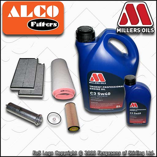 SERVICE KIT for BMW 5 SERIES E60 E61 520D M47 OIL AIR FUEL CABIN FILTERS +C3 OIL