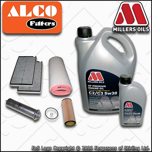 SERVICE KIT for BMW 5 SERIES E60 E61 520D M47 OIL AIR FUEL CABIN FILTERS +XF OIL