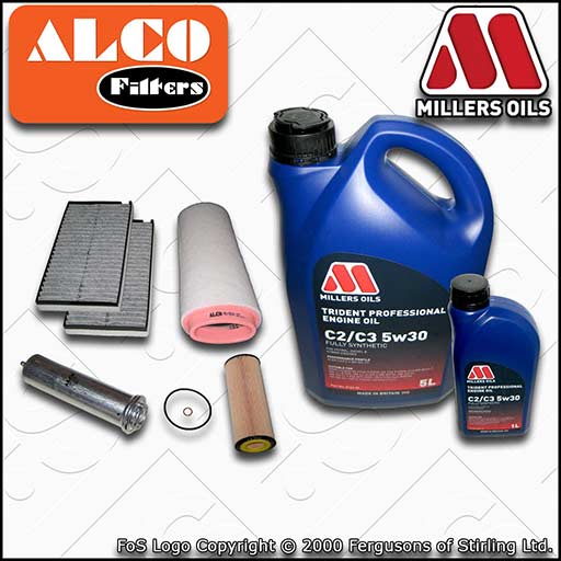 SERVICE KIT for BMW 5 SERIES E60 E61 520D M47 OIL AIR FUEL CABIN FILTERS +OIL