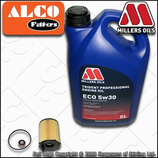 SERVICE KIT for FORD C-MAX 1.6 TDCI OIL FILTER +5w30 OIL (2010-2018)