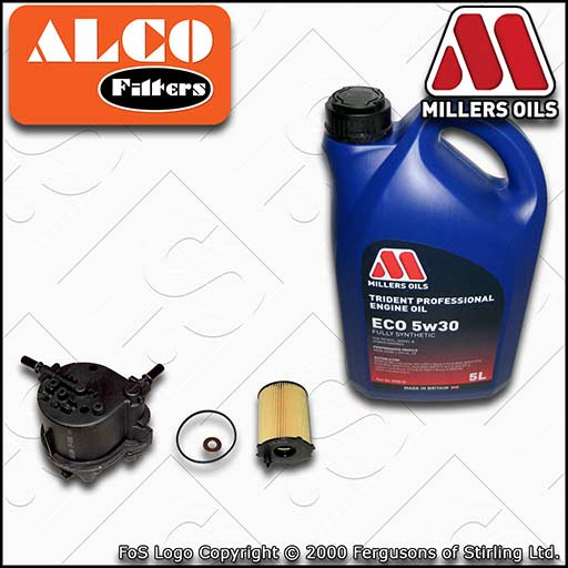 SERVICE KIT for FORD FIESTA MK6 1.4 TDCI OIL FUEL FILTERS +ECO OIL (2001-2008)