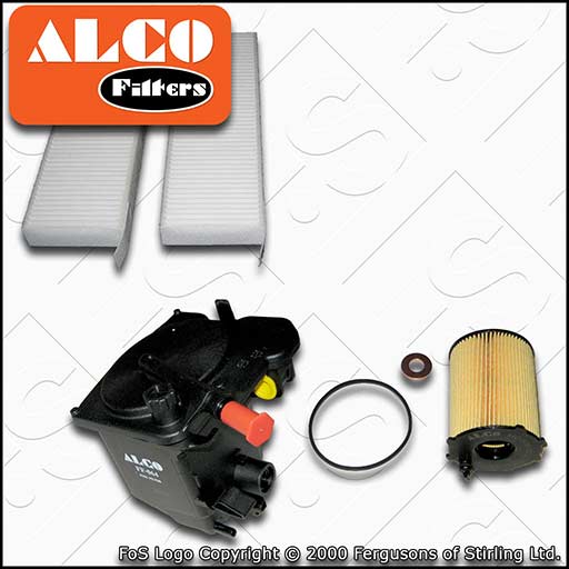 SERVICE KIT for PEUGEOT 3008 1.6 HDI DV6TED4 OIL FUEL CABIN FILTERS (2009-2012)