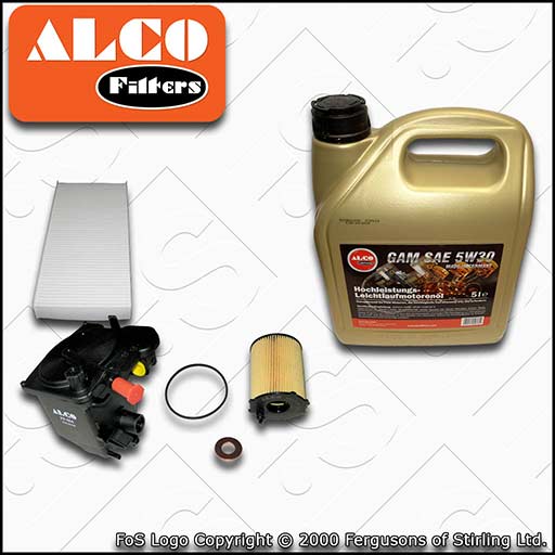 SERVICE KIT for CITROEN DISPATCH 1.6 HDI 16V OIL FUEL CABIN FILTERS +OIL (07-16)