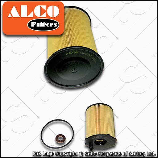 SERVICE KIT for VOLVO V40 1.6 D2 ALCO OIL AIR FILTERS (2012-2016)