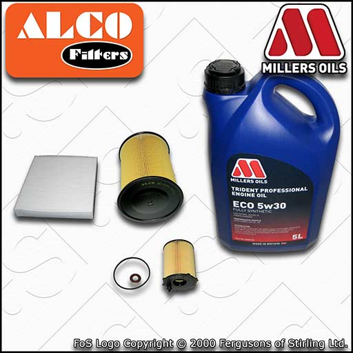 SERVICE KIT for FORD FOCUS MK2 1.6 TDCI OIL AIR CABIN FILTERS +OIL (2007-2010)