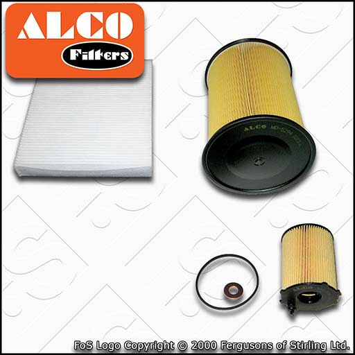 SERVICE KIT for FORD C-MAX 1.6 TDCI ALCO OIL AIR CABIN FILTERS (2007-2010)