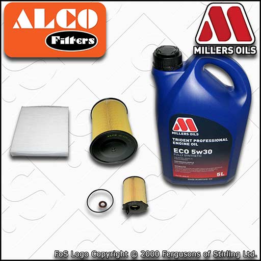 SERVICE KIT for FORD C-MAX 1.6 TDCI OIL AIR CABIN FILTERS +ECO OIL (2007-2010)