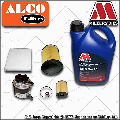 SERVICE KIT for FORD C-MAX 1.6 TDCI OIL AIR FUEL CABIN FILTERS +OIL (2007-2010)