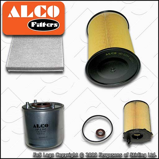 SERVICE KIT for FORD FOCUS MK3 1.6 TDCI ALCO OIL AIR FUEL CABIN FILTER 2010-2017