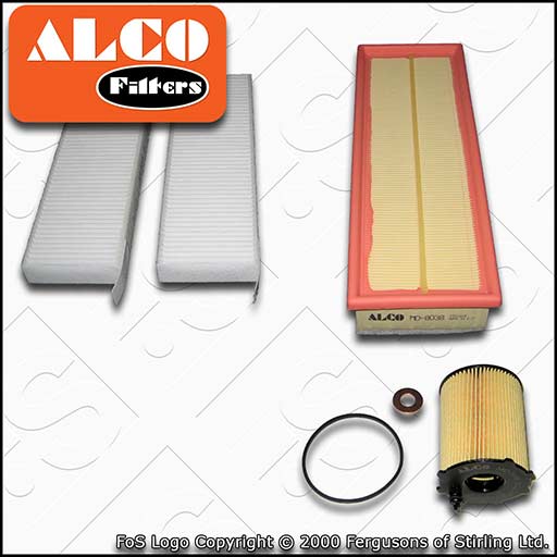SERVICE KIT for PEUGEOT 3008 1.6 HDI DV6TED4 OIL AIR CABIN FILTERS (2009-2012)
