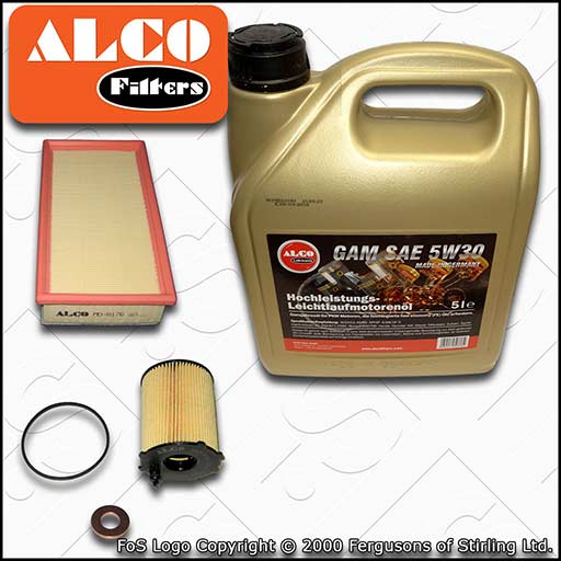 SERVICE KIT for CITROEN DISPATCH 1.6 HDI 16V ALCO OIL AIR FILTERS +OIL 2007-2016