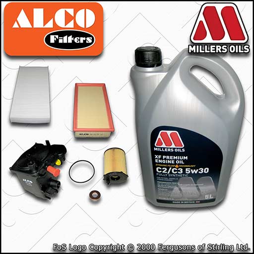 SERVICE KIT for CITROEN DISPATCH 1.6 HDI 16V OIL AIR FUEL CABIN FILTER OIL 07-16